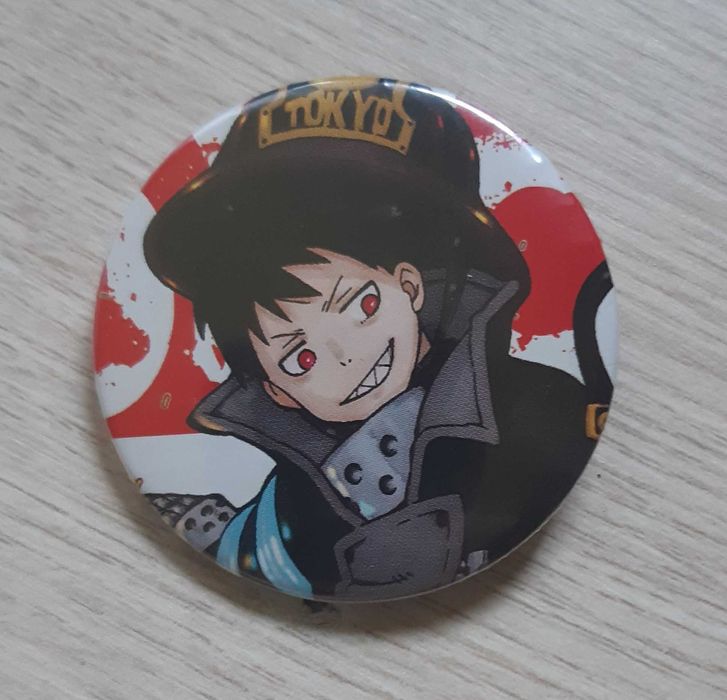 Przypinka anime firefighters