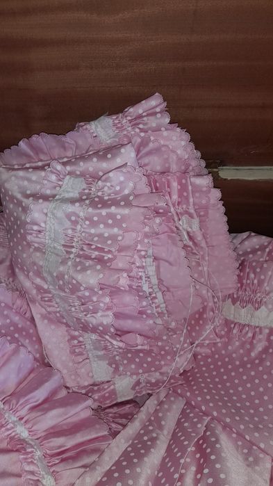 Edredom colcha rosa