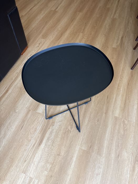 Mesa de apoio oval