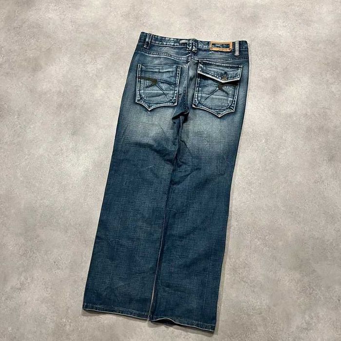 Vintage Spodnie Jeansy Y2K Rap Denim Pants Retro Swag 00s Trendy