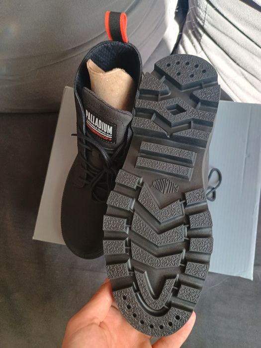 Nowe Skórzane Czarne buty Palladium OKAZJA