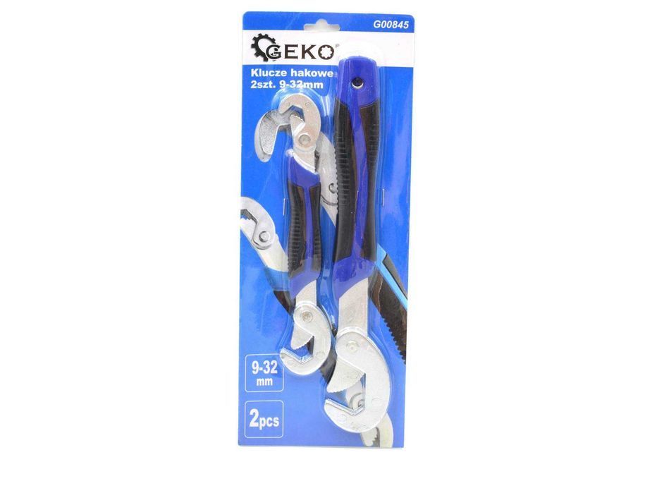 Klucze hakowe, zestaw 2 kluczy hakowych 9-22 i 23-32 mm
