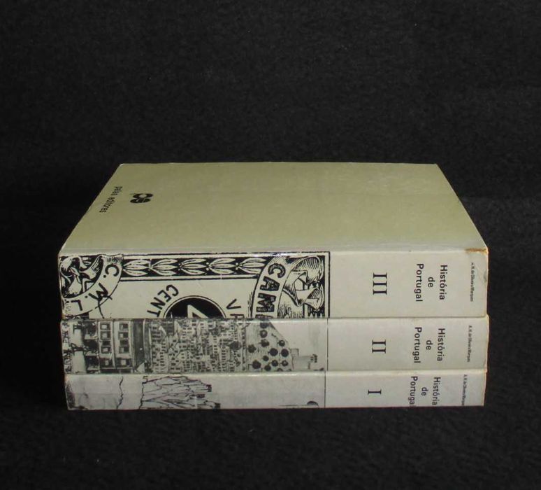 Livros História de Portugal Oliveira Marques 3 Volumes - Completo