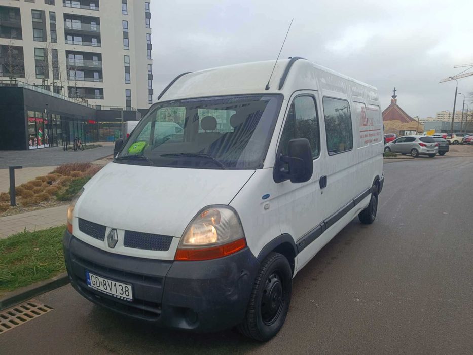 Renault master 2.5 diesel brygatówka 7