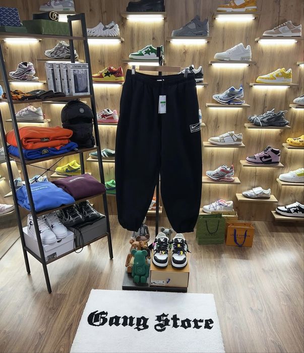 Штани Nike x Stussy Fleece Small Logo Black