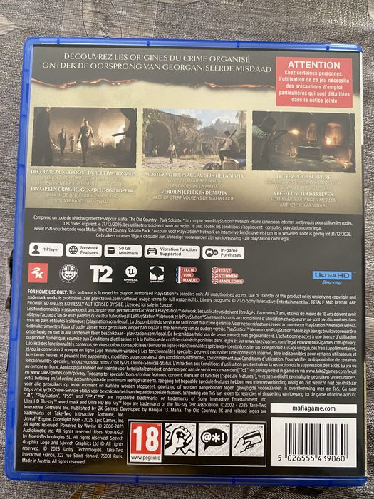 Mafia The Old Country