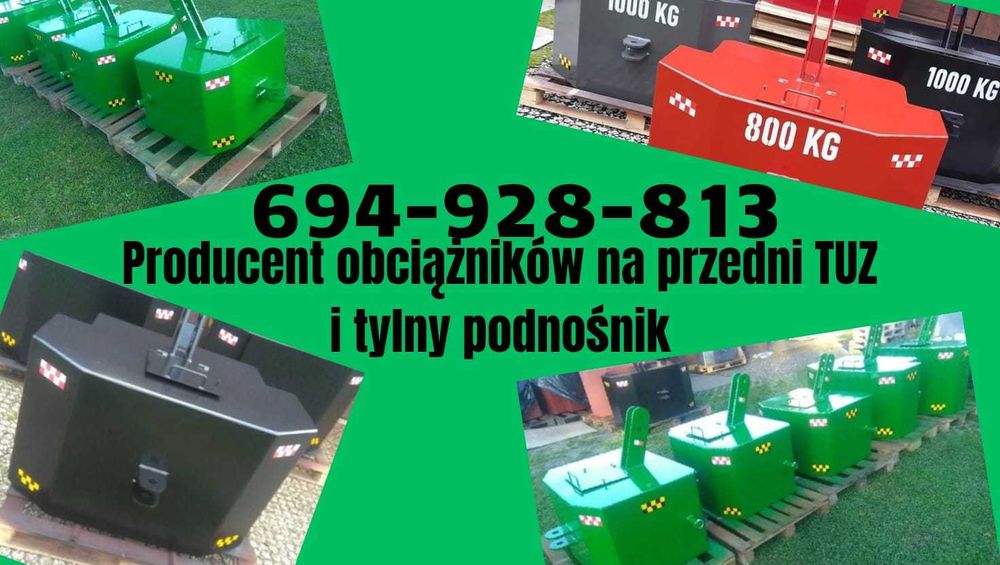 Obciążnik  balast 1500kg i inne