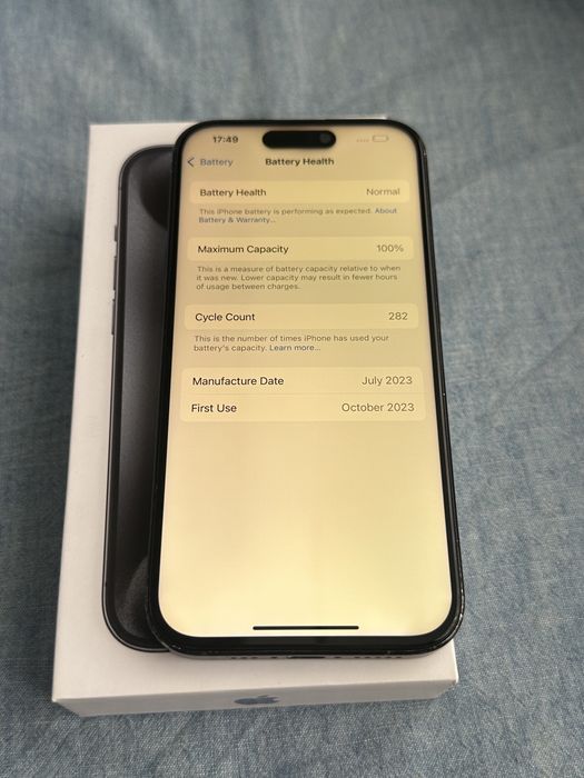 iPhone 15 Pro, 256GB neverlock