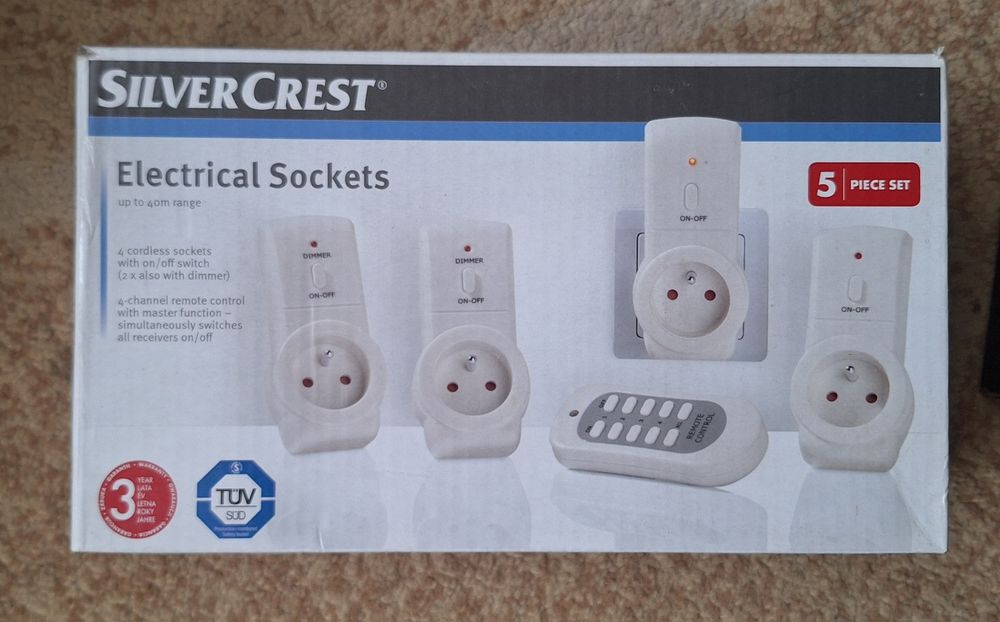 Zestaw gniazdek elektrycznych marki Silvercrest
