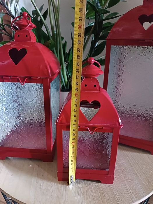 Latarnie zestaw 3 sztuk