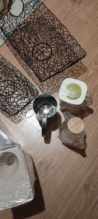 Полка для ванной, корзины для хранения