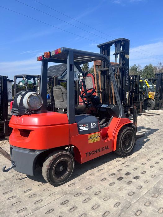 Wózek widłowy TOYOTA 3,5T, 7FGJF35, LPG, 2004 rok