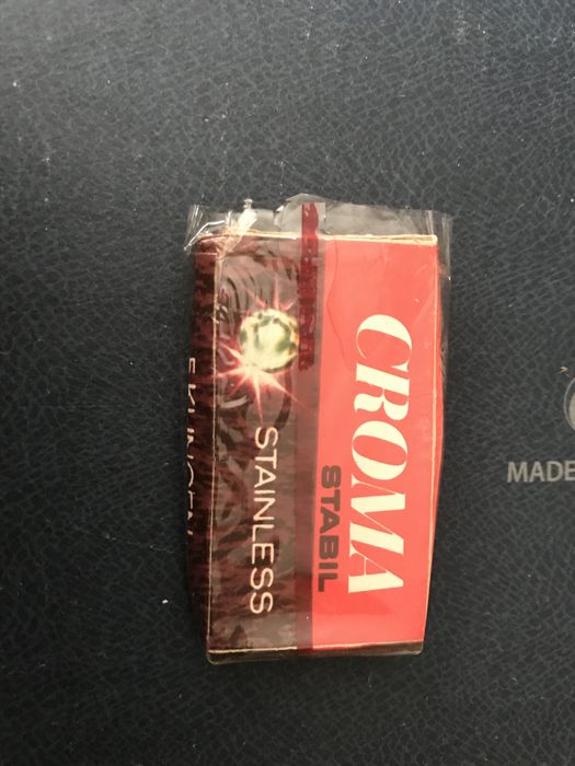 Żyletki CROMA z PRL