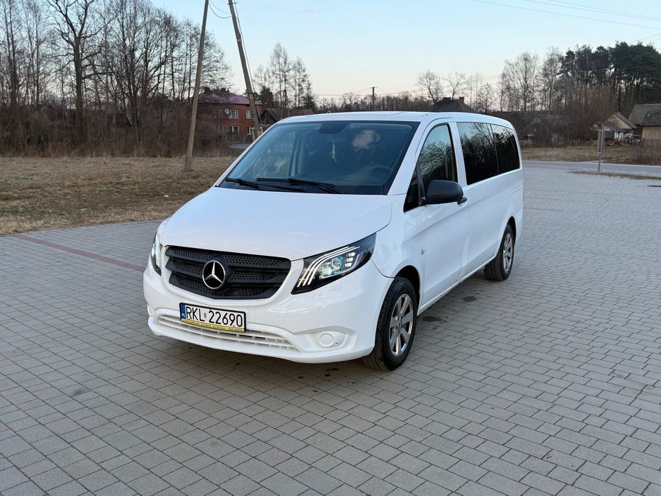 WYNAJEM Busa mini busa Mercedes Vito Tourer 9 osób Long 2.2 BiTurbo 7G