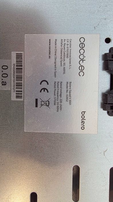 Cecotec Bolero Squad V 300 - Płyta ceramiczna