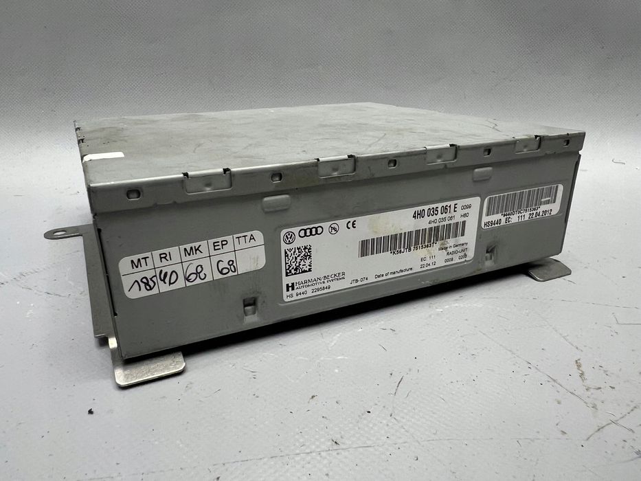 Moduł Tuner Sterownik Radia Audi A8 S8 D4 4H0035061E