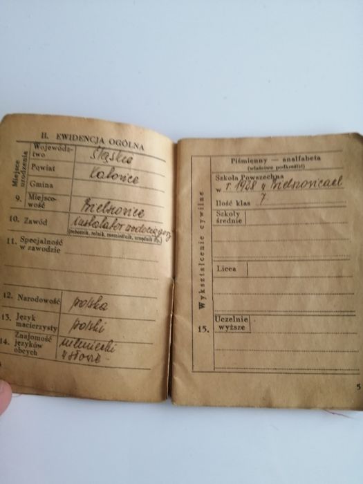 Sprzedam stara ksiazeczka wojskowa