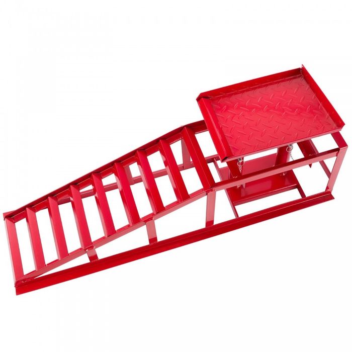 Conjunto 2 Rampas hidráulicas para carro 2 toneladas - elevador ajustável (Artigo Novo)
