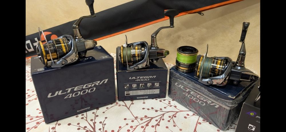 Катушки Shimano ultegra 4000 Daiwa Prorex MQ lt 4000D-C