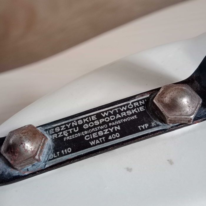 Żelazko elektryczne Cieszyńskie retro vintage