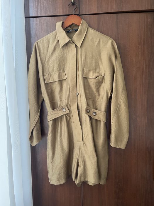 Комбінезон з віскози та льону ZARA