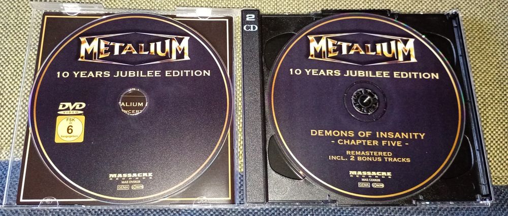 Metalium - 10 Years Jubilee Edition (Set 3) CD Heavy Power Metal