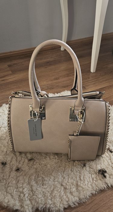 Beżowa torebka shopper Marc New York
