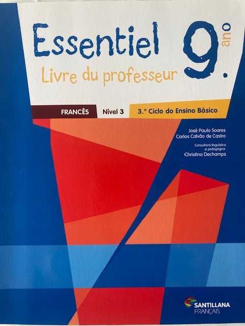 Essentiel 9º ano, Francês Nível 3 - Pack do professor