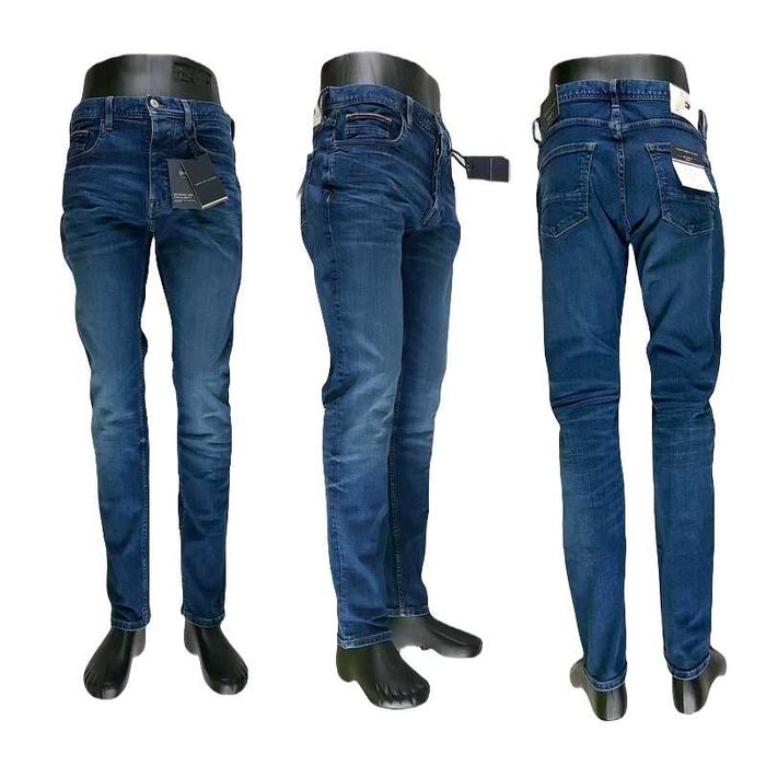 Męskie jeansy Tommy Hilfiger Houston -Slim Taper nowe oryg. - W30/L32