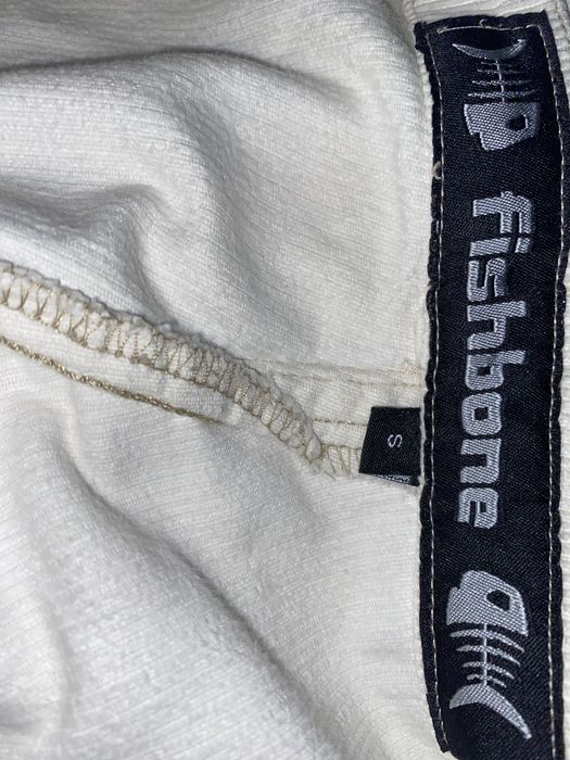 Rybaczki sztruksowe Fishbone S mankament