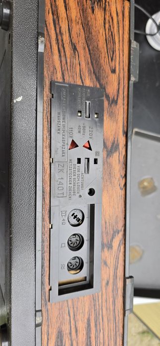 Magnetofon szpulowy unitra zk 140t