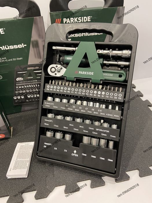 Набір ключів Набор торцовых ключей Parkside PSSS 61 шт.