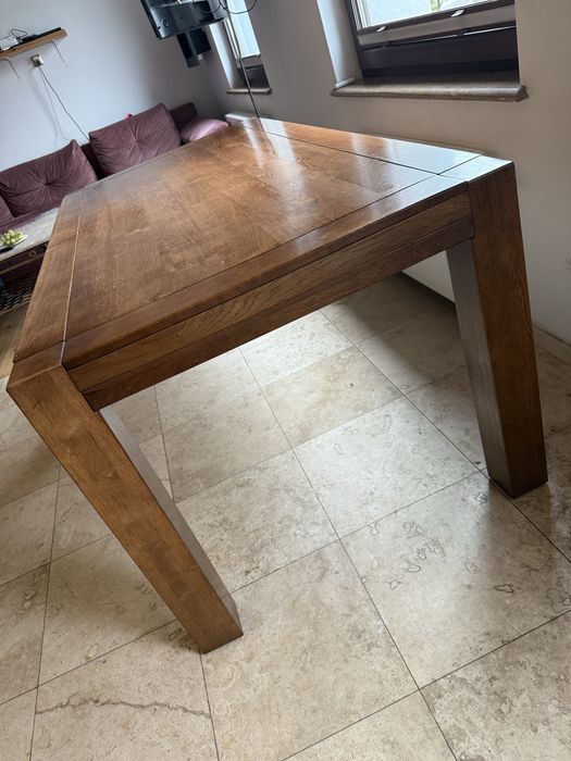 Stół dębowy lite drewno