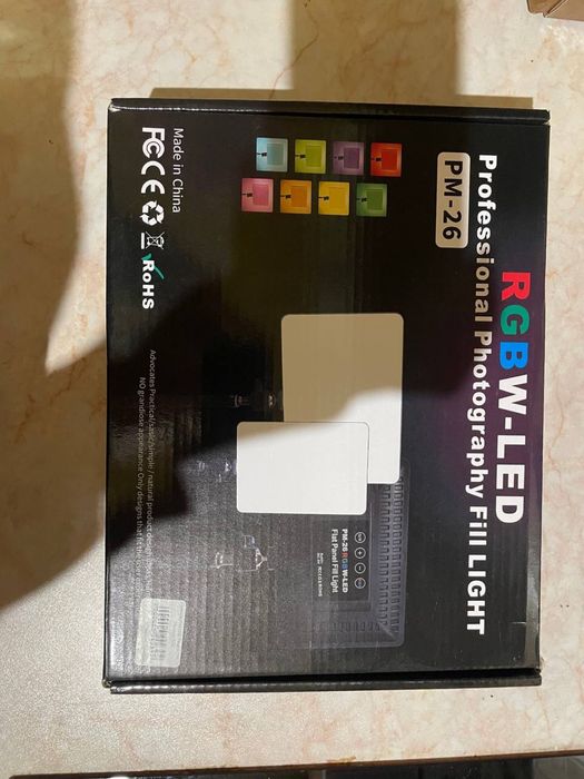 Світлодіодна прямокутна RGB Led-лампа для студійного освітлення