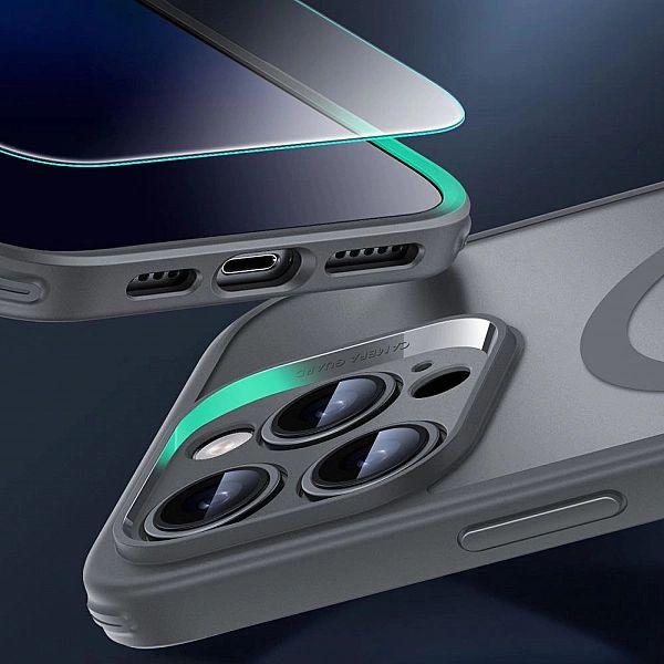 Esr Classic Pro Set Halolock Magsafe Iphone 16 Pro Max Frosted Grey