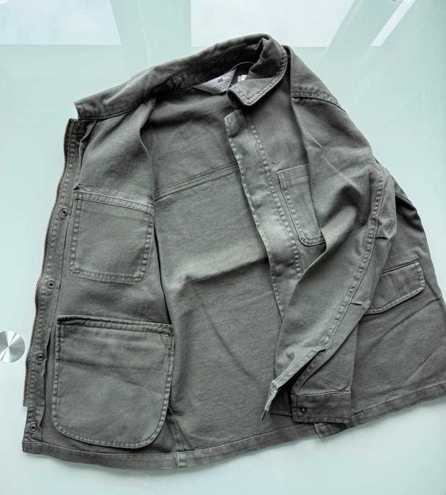 H&m куртка джинсовка хакі 146-152 см
