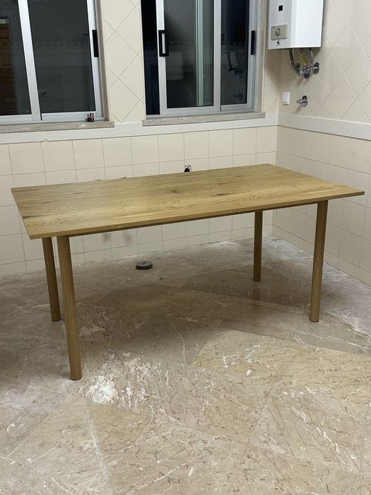 Mesa de jantar JYSK ALSTED 90x160 cm (carvalho natural)