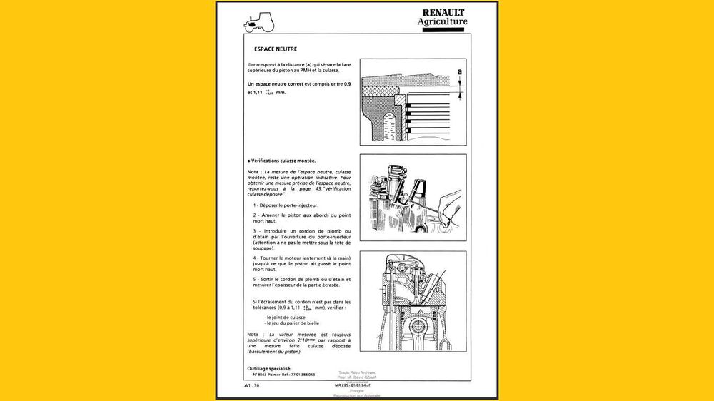 Renault Ceres 65, 70, 75, 85, 95 - instrukcja napraw-rarytas!