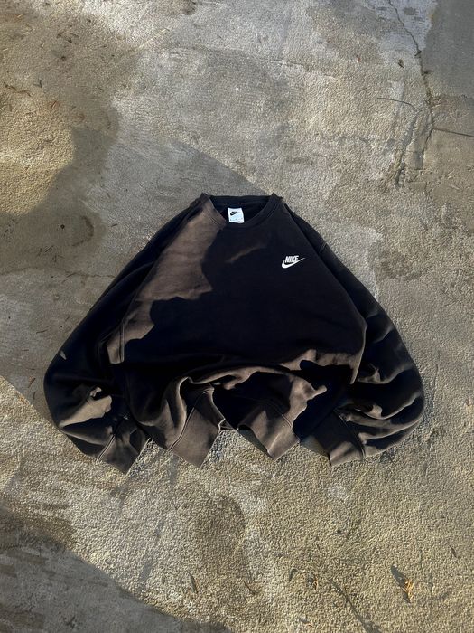 Czarna bluza crewneck Nike Vintage 90s y2k