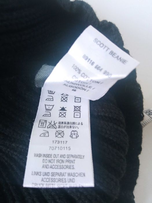 G-Star Raw czarna męska czapka r uniwer