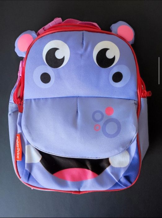 Mochila hipopótamo fisher price novo
