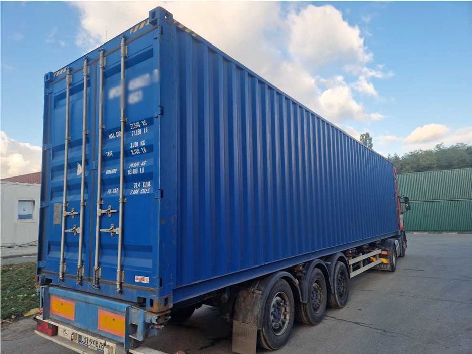 Kontener 40HC Organizujemy transport i rozładunek