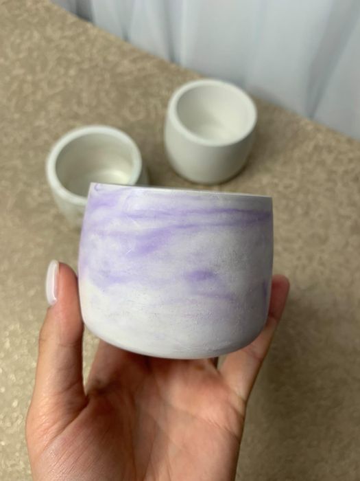 РОЗПРОДАЖ! Гіпсові кашпо для свічок