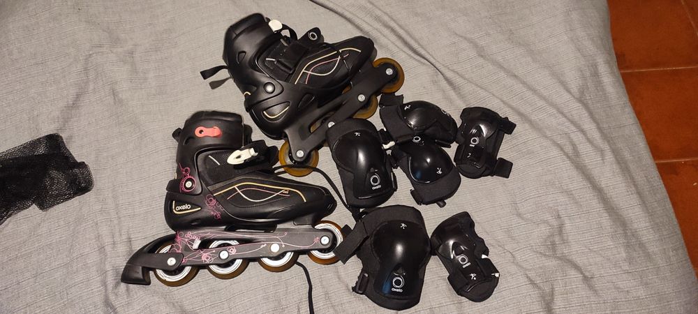 Patins em linha senhora