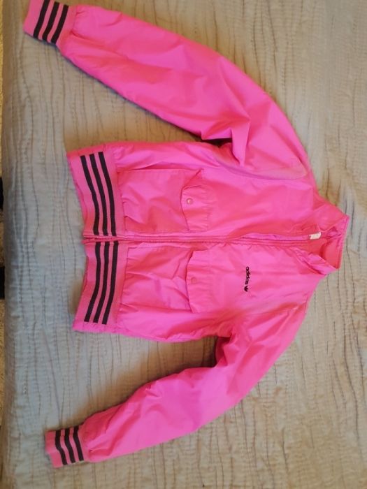 Kurtka adidas fuksja rozowa
