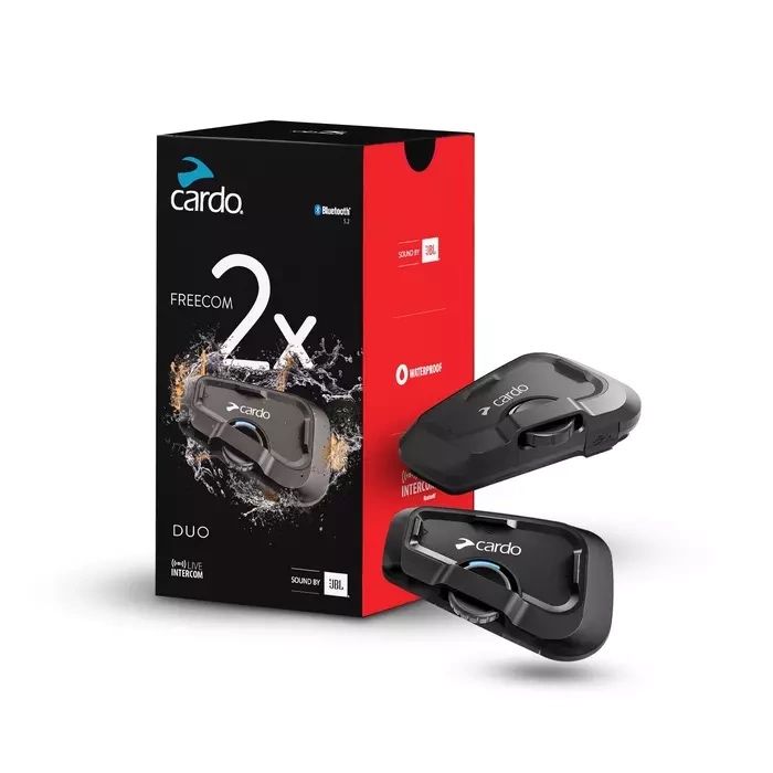 Cardo Freecom 2x DUO- zestaw interkomów (2szt) JBL STAN NOWY