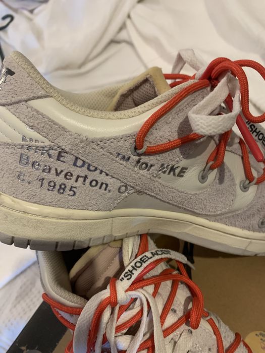 nike off-white lot 33