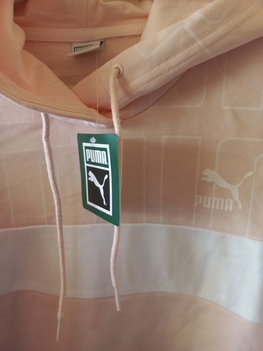 Puma Bluza M oversize pastelowy beż