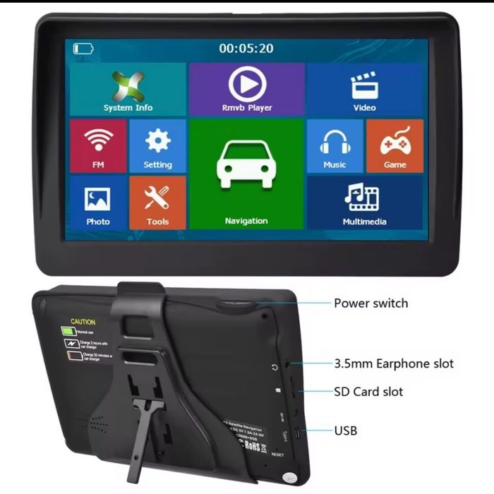Gps pesados camião, autocaravanas (em stock)
