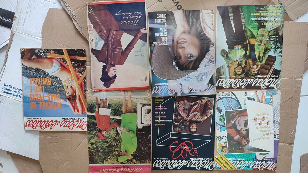27 Revistas antigas Modas e Bordados